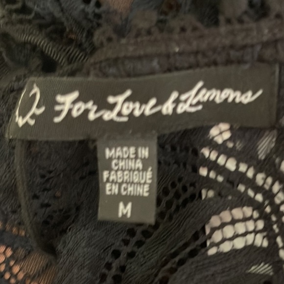 For Love and Lemons FL&L Emerie Lace Mini Dress Size Medium EUC - Picture 9 of 16
